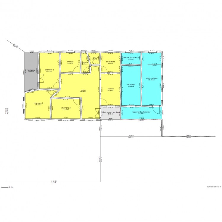 savane matiti. Plan de 0 pièce et 0 m2