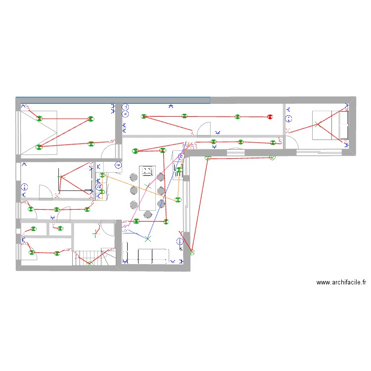rdc vendeville. Plan de 0 pièce et 0 m2