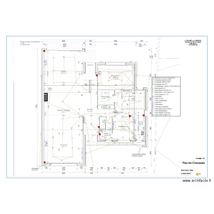 DESCAMPS RDC. Plan de 0 pièce et 0 m2