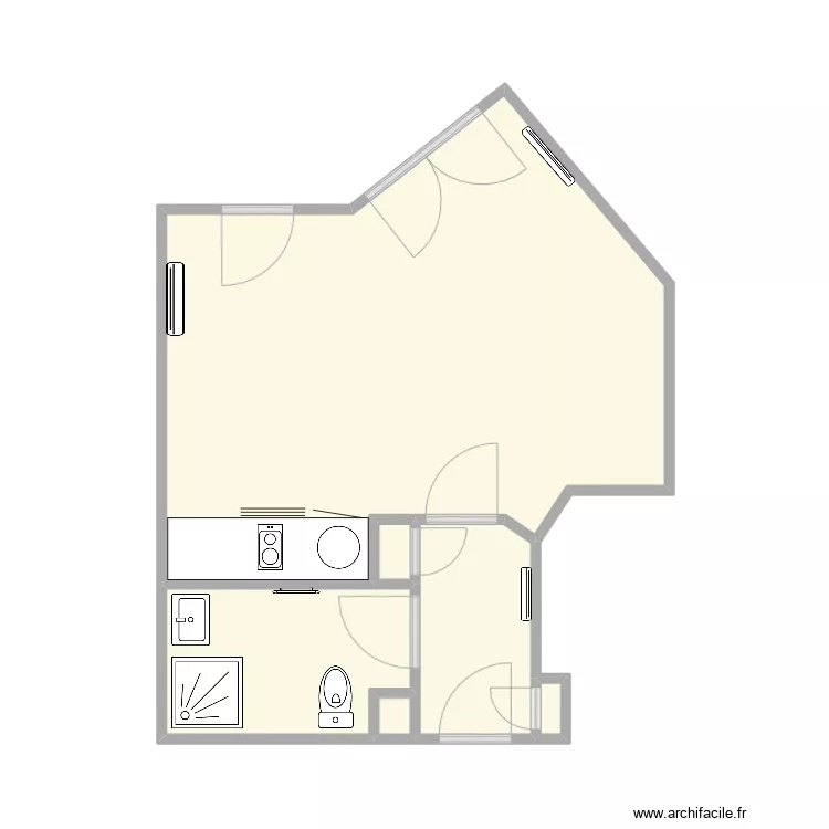 Appart RivErdre. Plan de 