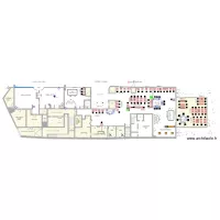 Plan de salle RDC Actuel au 25 juin 2020