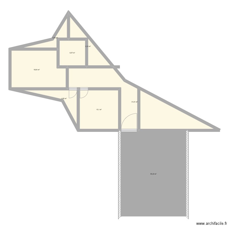 M.D. Plan de 8 pièces et 140 m2