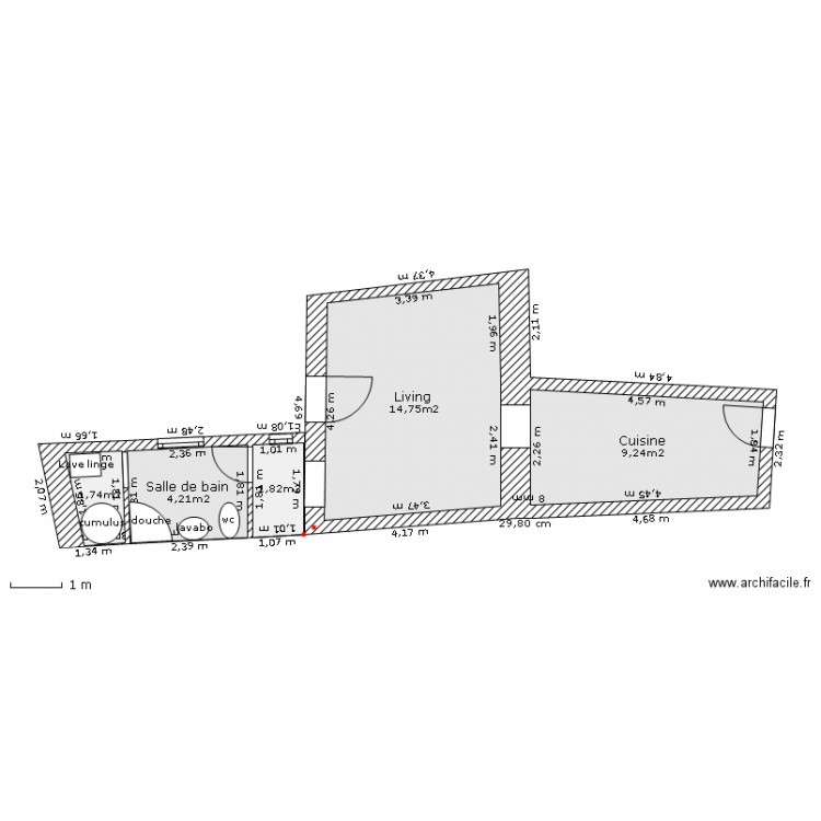 toits3. Plan de 0 pièce et 0 m2