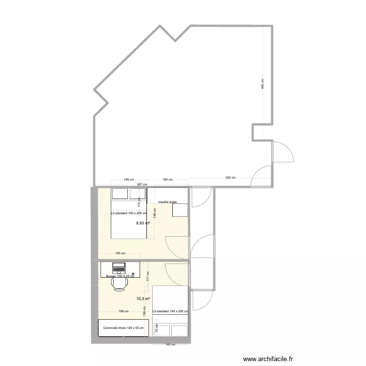 le bourget bnb. Plan de 
