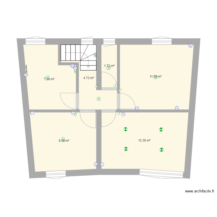 Bacalan Electrecite Etage. Plan de 0 pièce et 0 m2