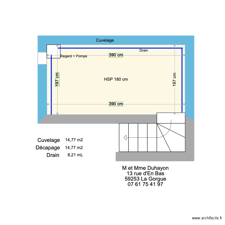 DUHAYON. Plan de 0 pièce et 0 m2