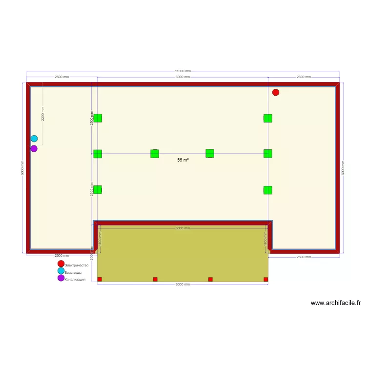 Татарстан Сваи и Лента. Plan de 