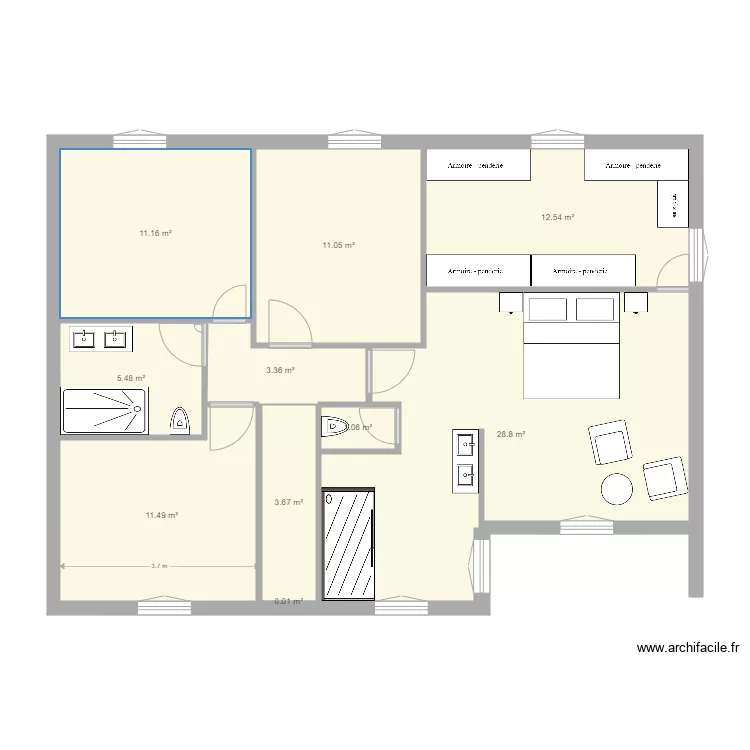 Jade et Corentin Tr&eacute;voux R1. Plan de 