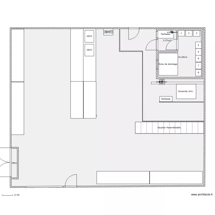Magasin 045 1er etage mezz. seroth. vers.c. Plan de Magasin 045 1er etage mezz. seroth. vers.c. Plan de