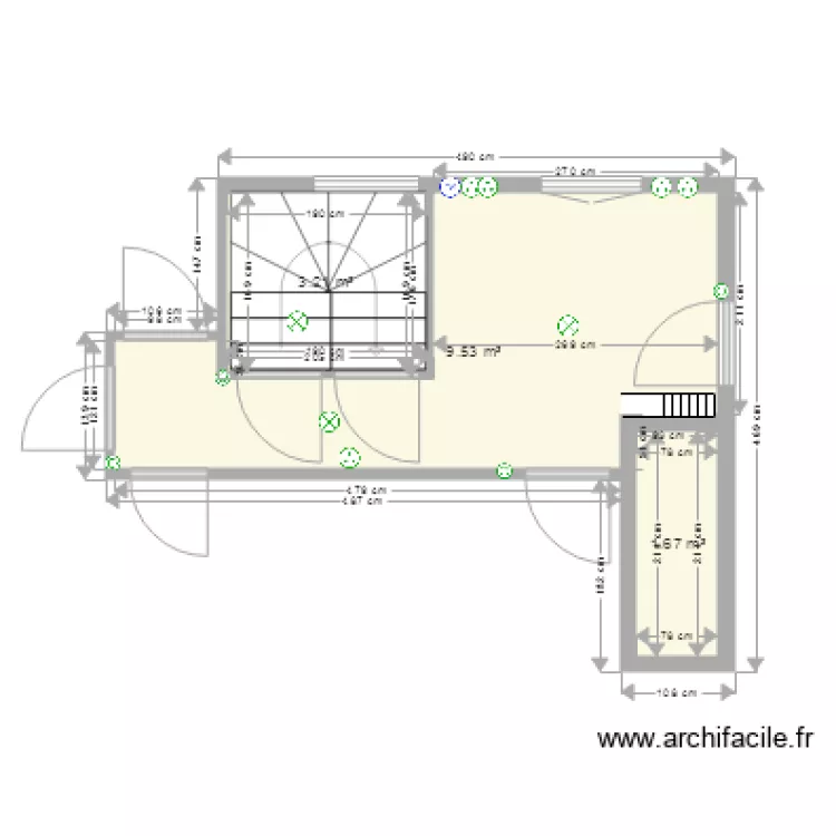 couloir bessette. Plan de 0 pièce et 0 m2