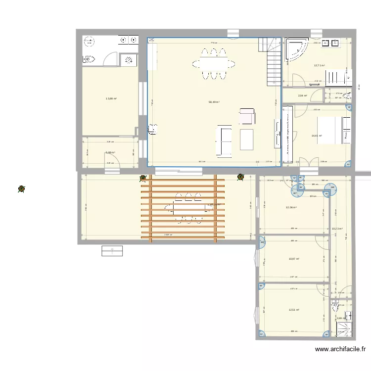 GRANGE extension. Plan de 