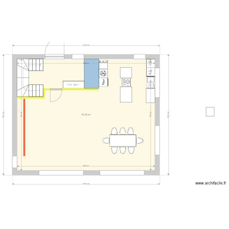 plan RDC Chenaie. Plan de 0 pièce et 0 m2