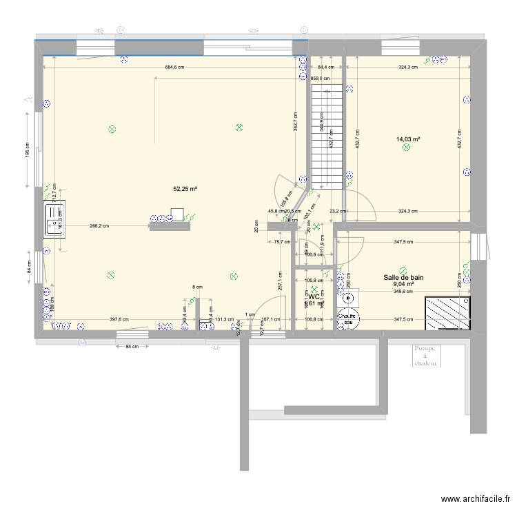 GRANGE. Plan de 19 pièces et 229 m2