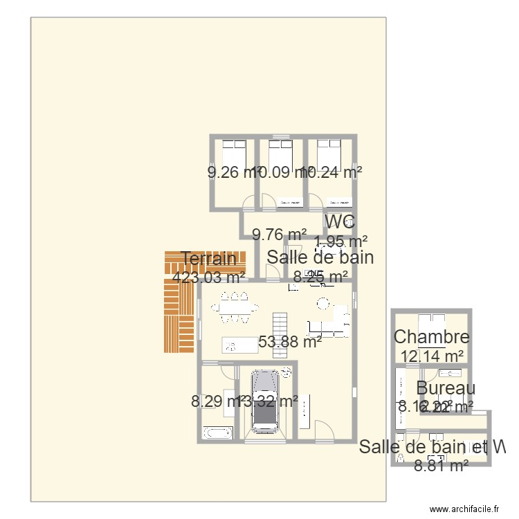 Plan de base. Plan de 0 pièce et 0 m2