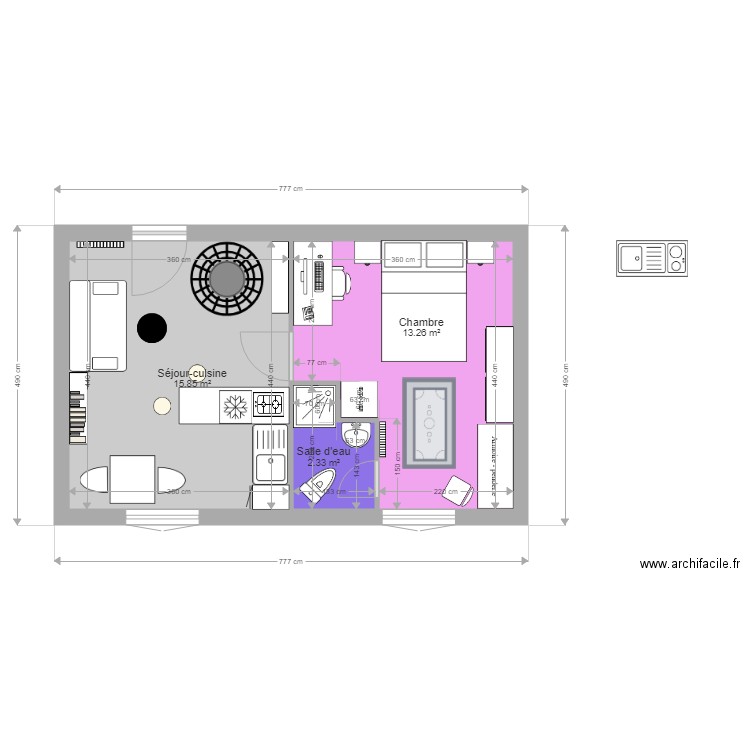 Appart15032020V3. Plan de 0 pièce et 0 m2