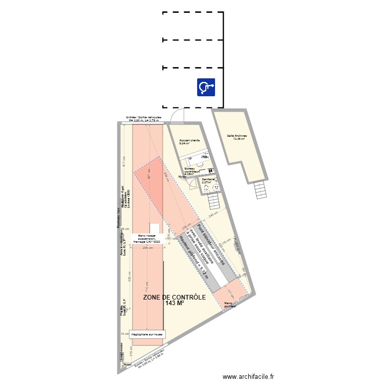 CCT VL HAUBOURDIN . Plan de 4 pièces et 170 m2