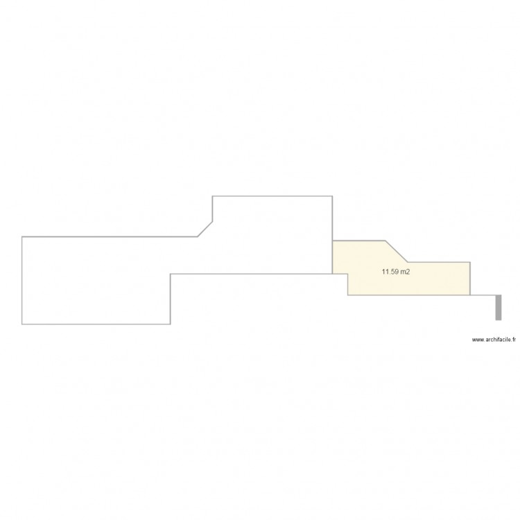 terrasse. Plan de 0 pièce et 0 m2