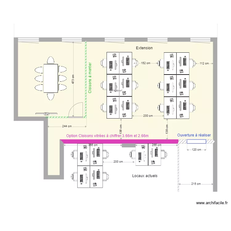 ITL Lyon Extension locaux M CAMPEAUX. Plan de ITL Lyon Extension locaux M CAMPEAUX. Plan de