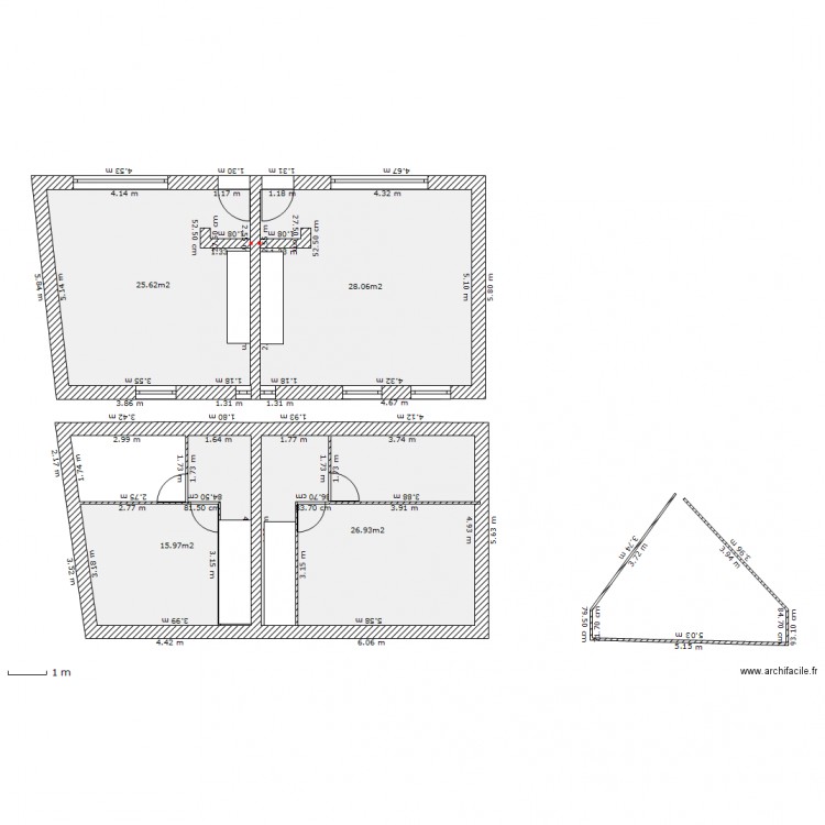 SCI SDmag aile gauche. Plan de 0 pièce et 0 m2