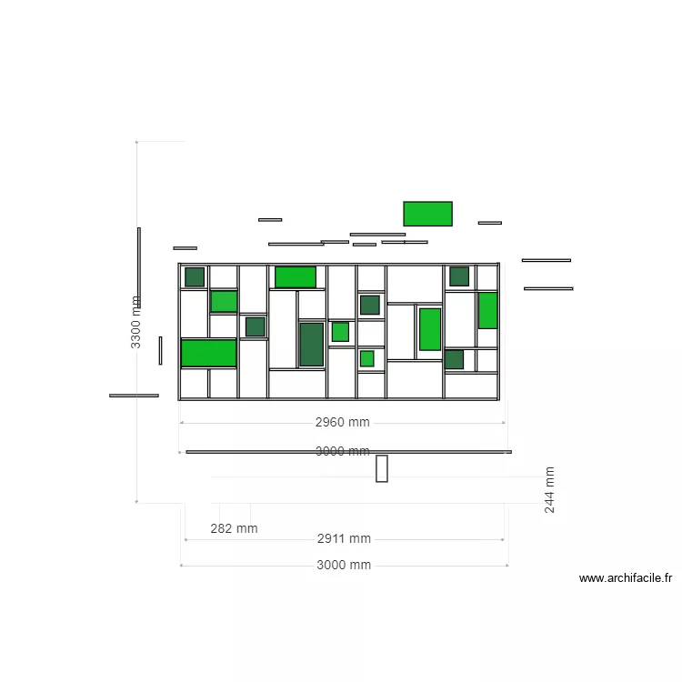 separateur. Plan de separateur. Plan de