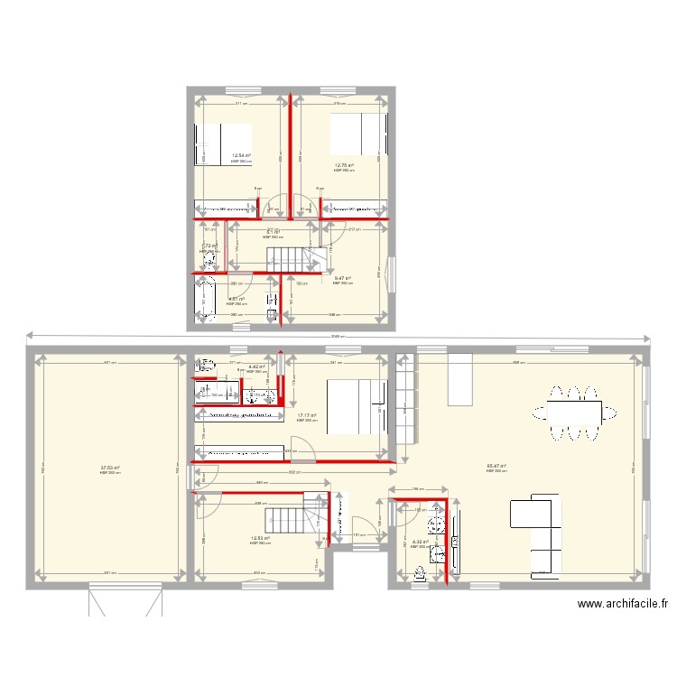 Projet MAISON GIGNAC COMPLET. Plan de 0 pièce et 0 m2