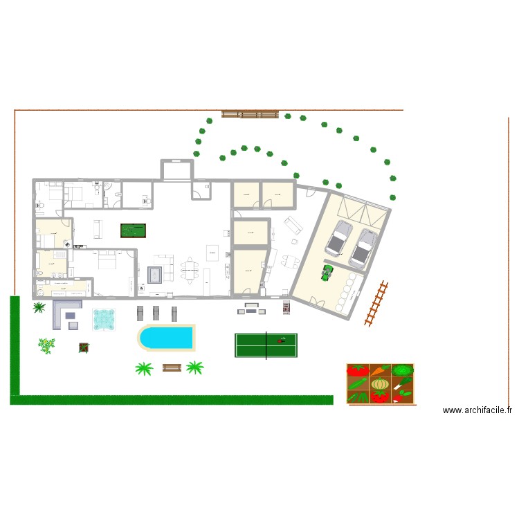 Rêve. Plan de 0 pièce et 0 m2