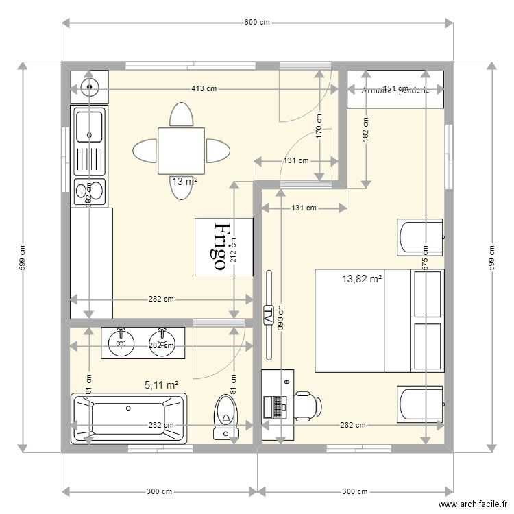 Plan Licko Mod 1. Plan de 0 pièce et 0 m2
