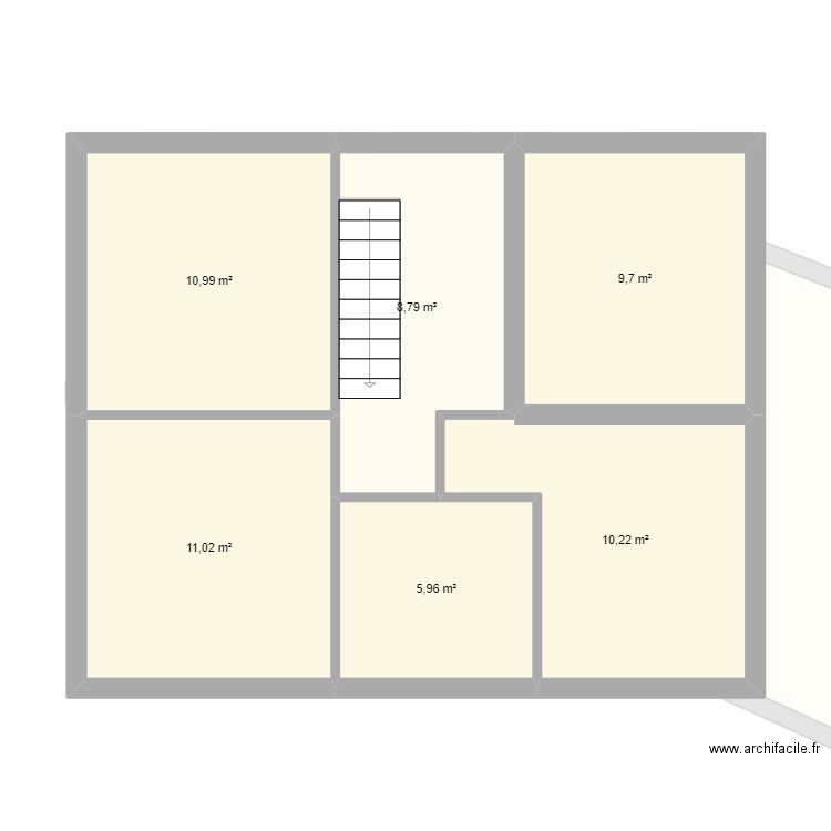 maisonv7. Plan de 8 pièces et 146 m2