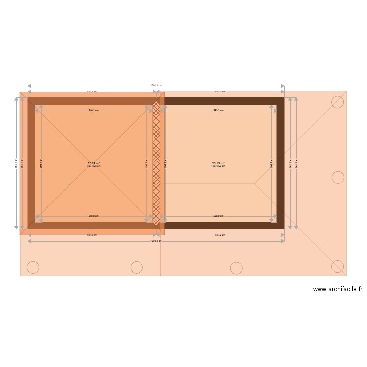 Villa Guy. Plan de 0 pièce et 0 m2