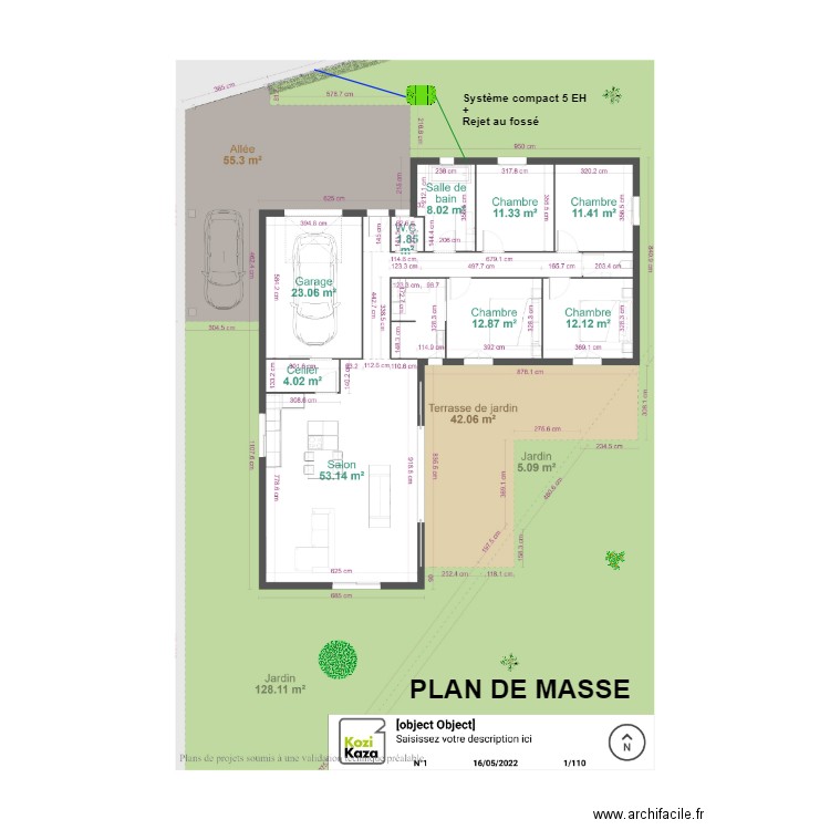 Ferré. Plan de 0 pièce et 0 m2