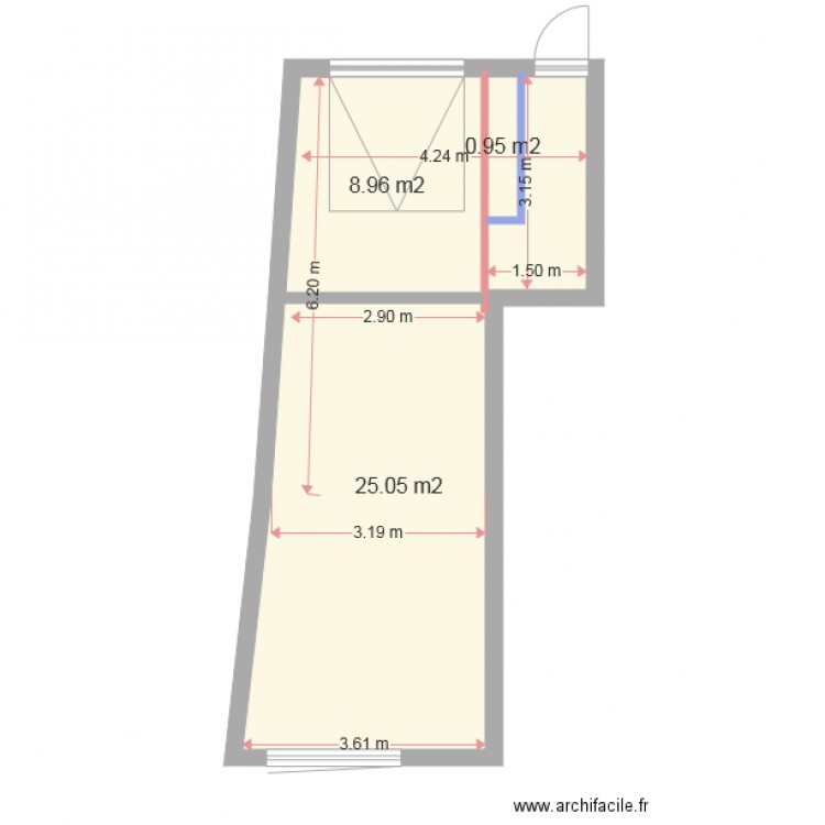 Lefebvre Escalier. Plan de 0 pièce et 0 m2