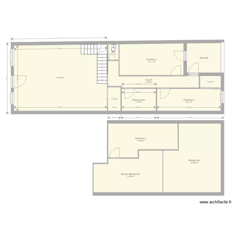 maison 1. Plan de 