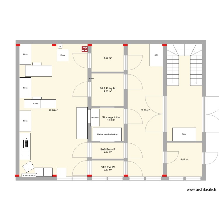 Batiment RD draft. Plan de 0 pièce et 0 m2