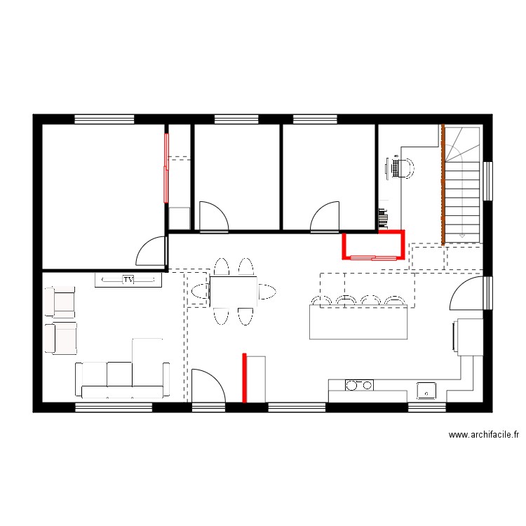 Mouellette rdch4. Plan de 0 pièce et 0 m2