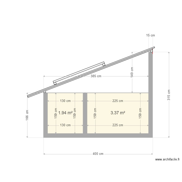 15 avril 2019. Plan de 0 pièce et 0 m2