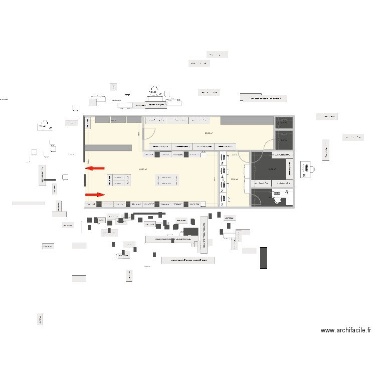 Dubai market 5. Plan de 7 pièces et 126 m2