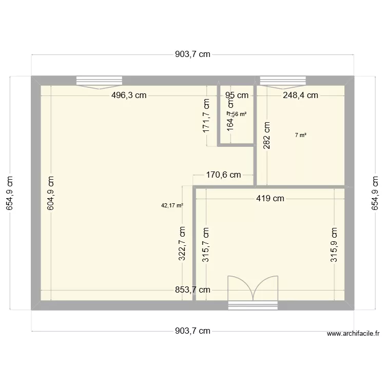 STEPHANIE POILPRE. Plan de 3  et 49 m²