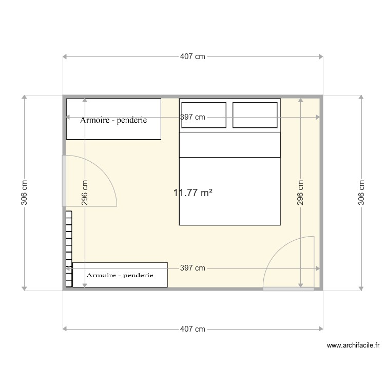 chambre 4. Plan de 0 pièce et 0 m2