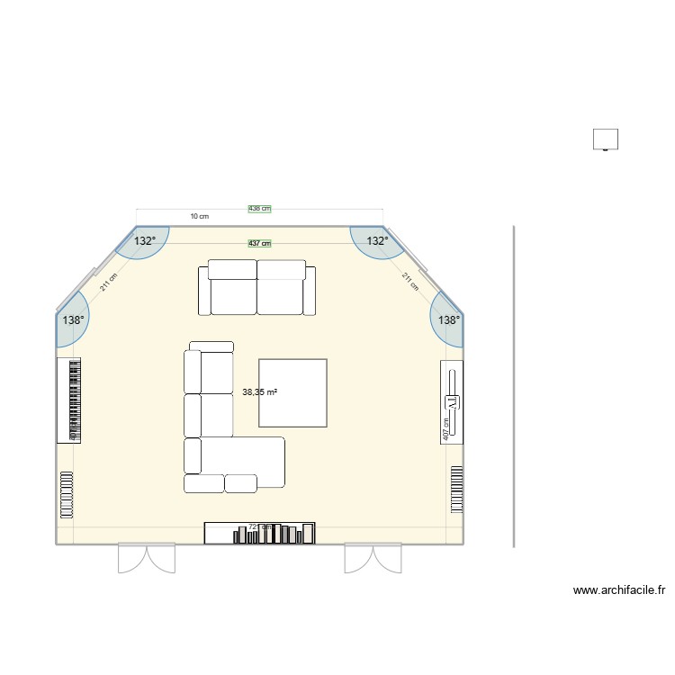 SALON TRIEL . Plan de 0 pièce et 0 m2