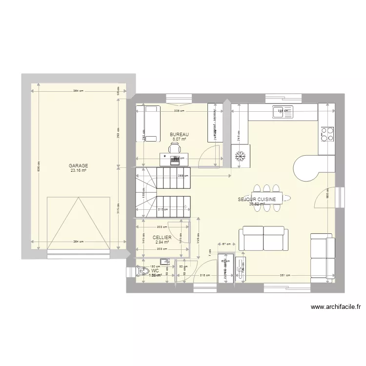 PROJET FINI A CHIFFRER. Plan de 