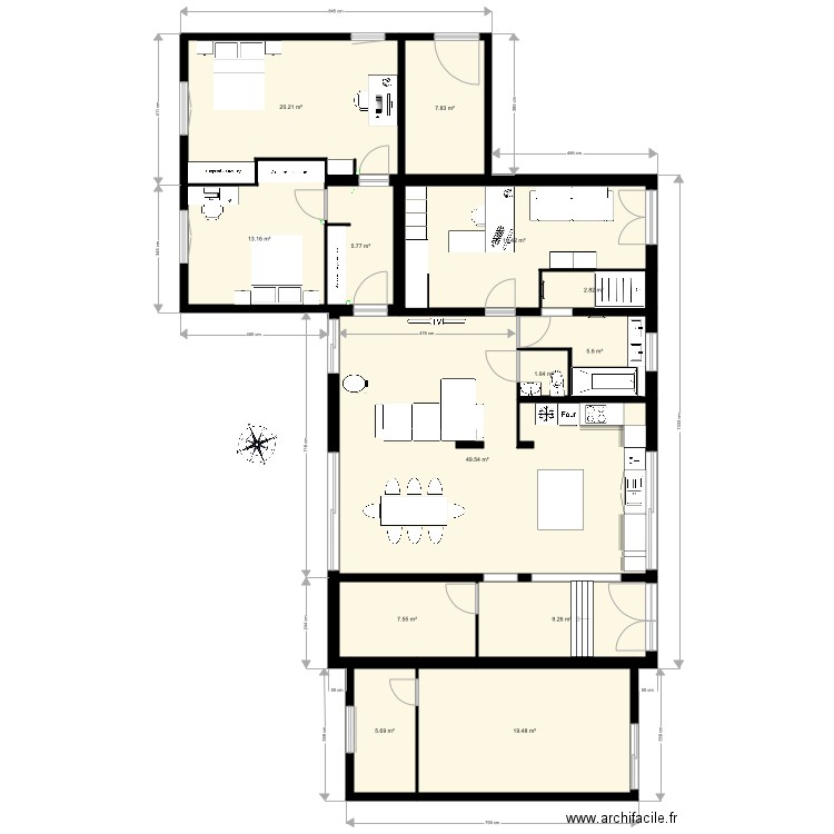 maison de la chapelle 2. Plan de 0 pièce et 0 m2