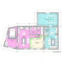 Projet Maison 2 lots_LE GOURAY 22330 Projet&eacute;