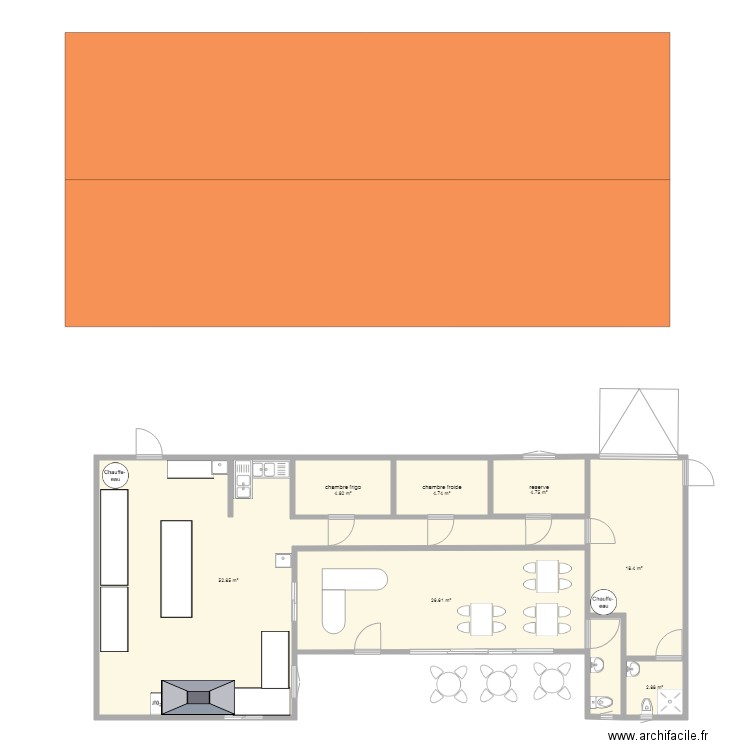 plan B. Plan de 0 pièce et 0 m2