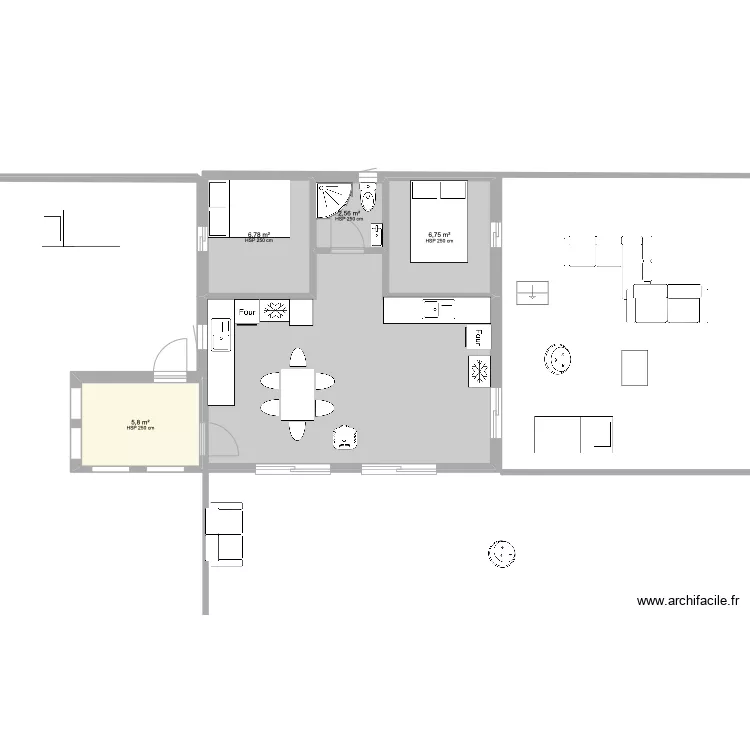 projet toit rouge 3. Plan de 