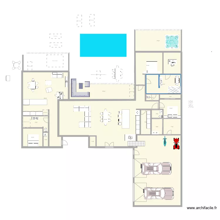 1er varenne bureau. Plan de 