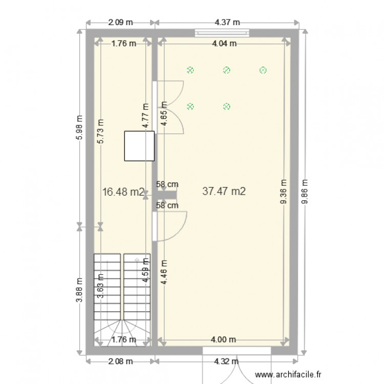 maison final ELECTRICITe. Plan de 0 pièce et 0 m2
