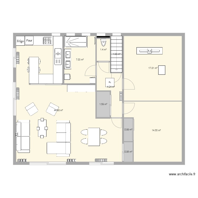 Maison Projet V6. Plan de 0 pièce et 0 m2