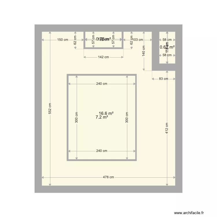 bureau lajarrige. Plan de 