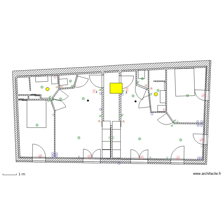 1 etage. Plan de 1 etage. Plan de