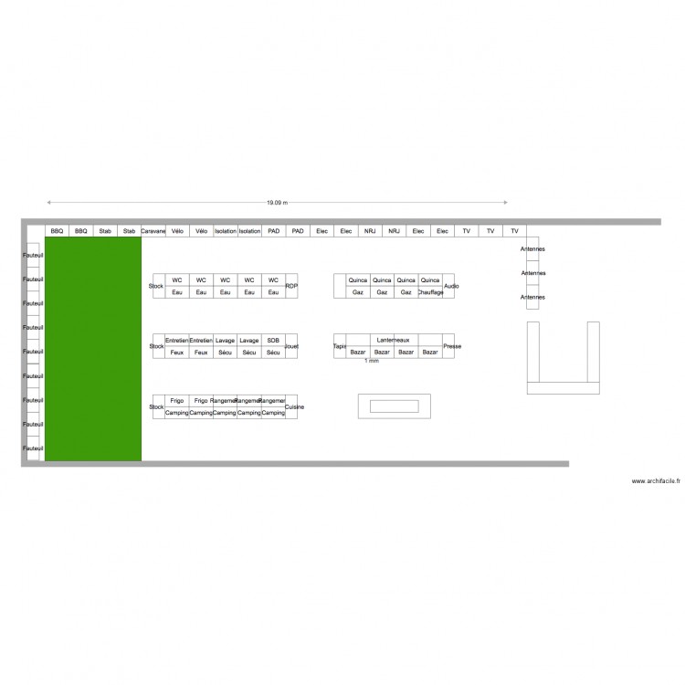 Valence. Plan de 0 pièce et 0 m2